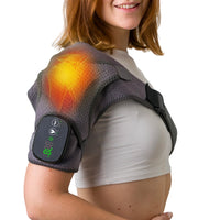 Heated Electric Shoulder & Back Massager – Adjustable Brace for Muscle Relaxation